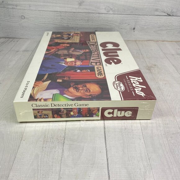Hasbro RETRO SERIES 1986 CLUE Classic Detective Board Game 2014 NEW SEALED - Picture 6 of 15